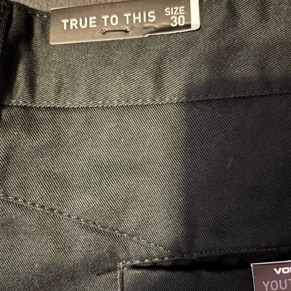 Volcom Black Frickin Chino Shorts Modern Fit True to This Deep Pockets Men’s 30 - Picture 8 of 16